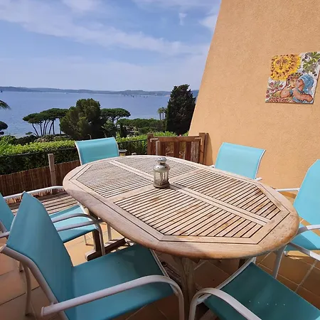 4 Pieces, Superbe Vue Mer, Piscine, Parking, Animaux Admis, - Fr-1-780-6 * Sainte-Maxime